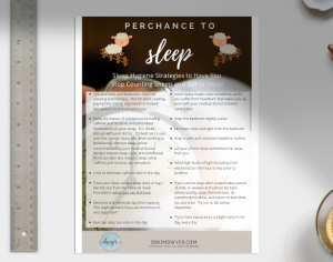 photo of sleep hygiene PDF sample
